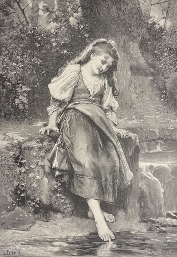 jeune_fille_au_bord_du_ruisseau_par_leon_bazile_perrault_1832-1908_gravure_xixe