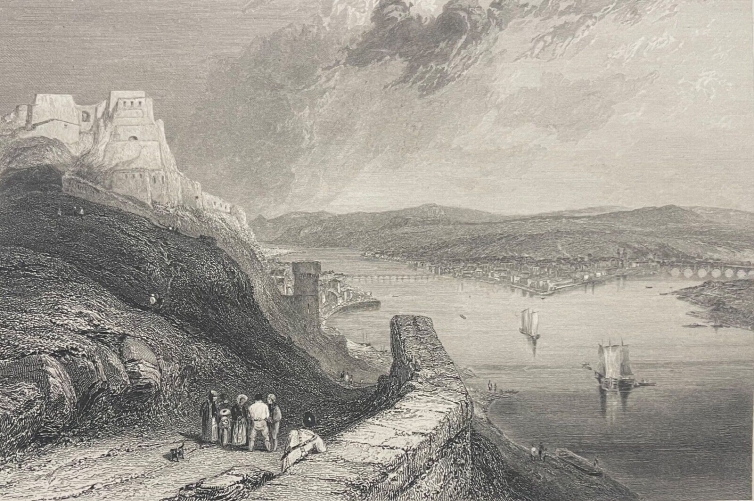 allemagne_coblentz_coblence_prusse_dapres_stanfield_gravure_1832
