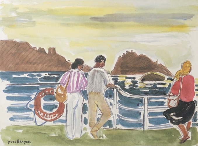 marseille_pont_du_bateau_dapres_yves_brayer_estampe_de_1982_france_photogravure