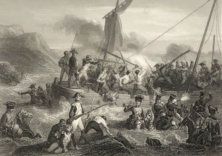 combat_sur_la_plage_de_boulogne_1804_empire_napoleon_bonaparte_gravure_c_1836