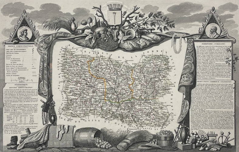 oise_departement_carte_originale_de_1850_france