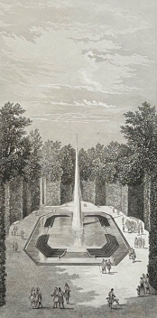 chateau_de_versailles_en_1695_et_bosquet_de_lobelisque_fontaine_c_1838_france