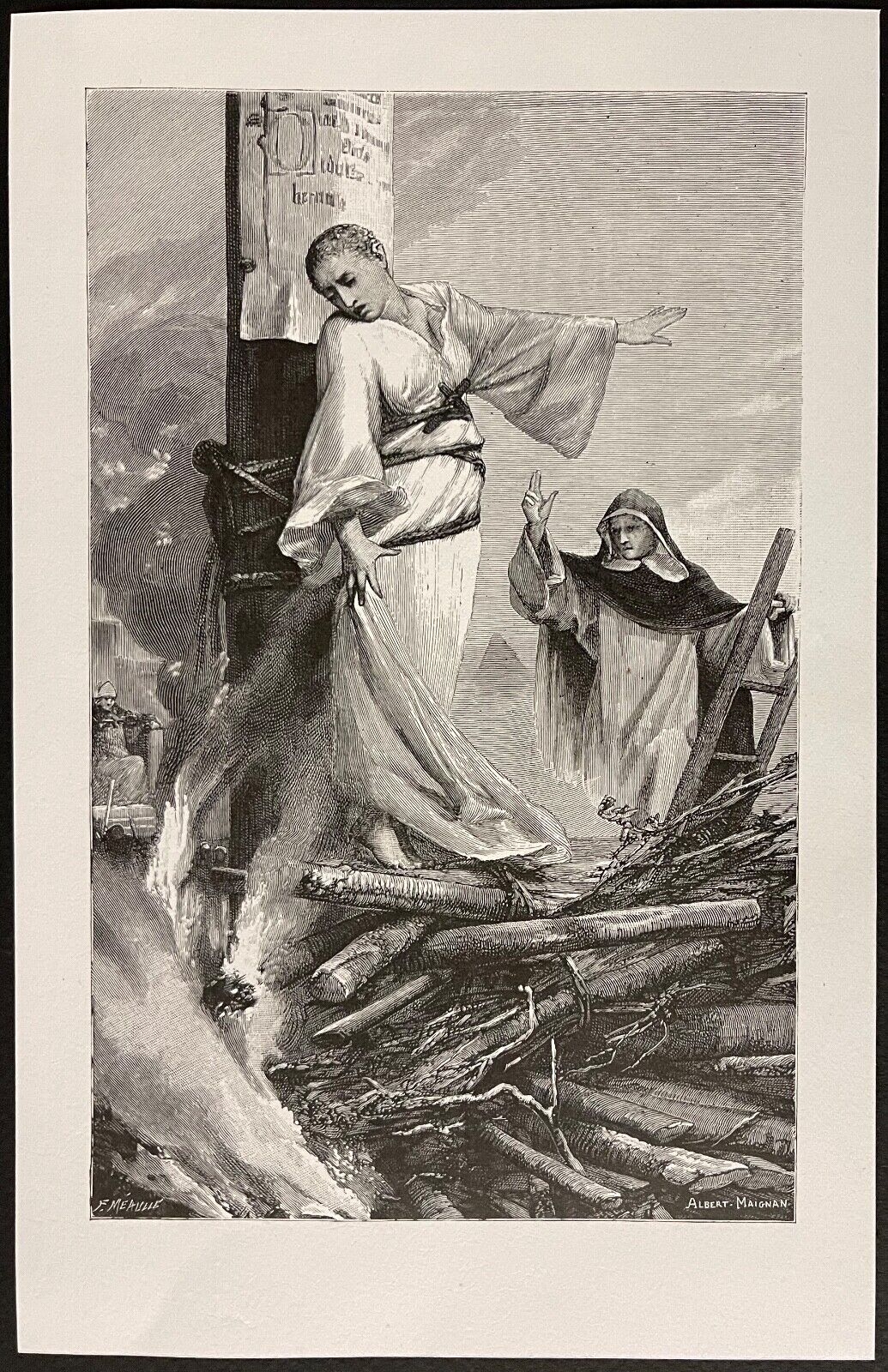 jeanne_darc_rouen_30_mai_1451_jeanne_au_bucher_guerre_de_cent_ans_gravure_1887