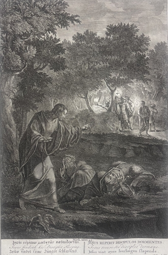 jesus_trouve_ses_disciples_dormants_gravure_de_1728_dapres_houbraken