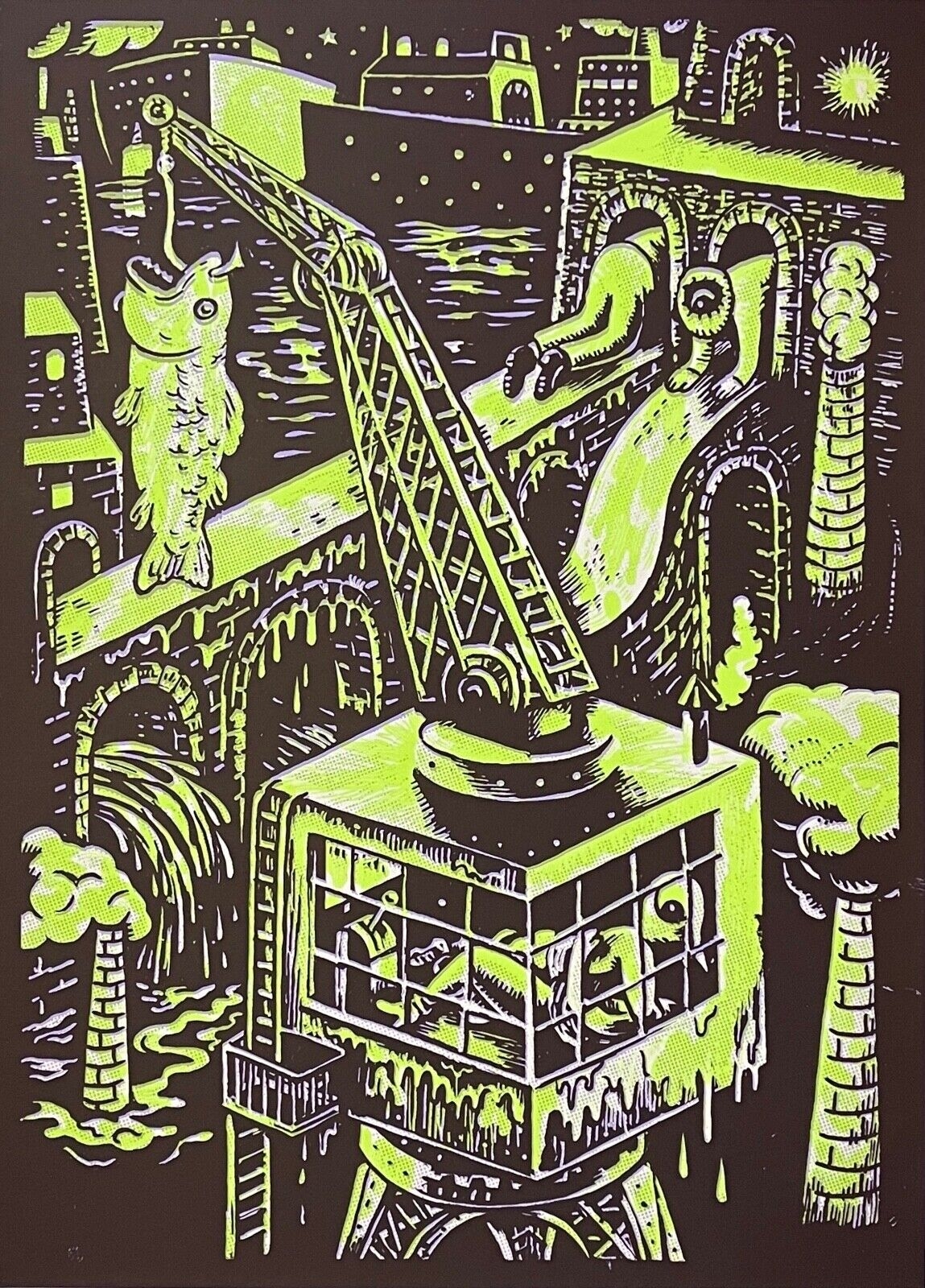 art_brut_marcus_nyblom_dead_port_serigraphie_2013_signee