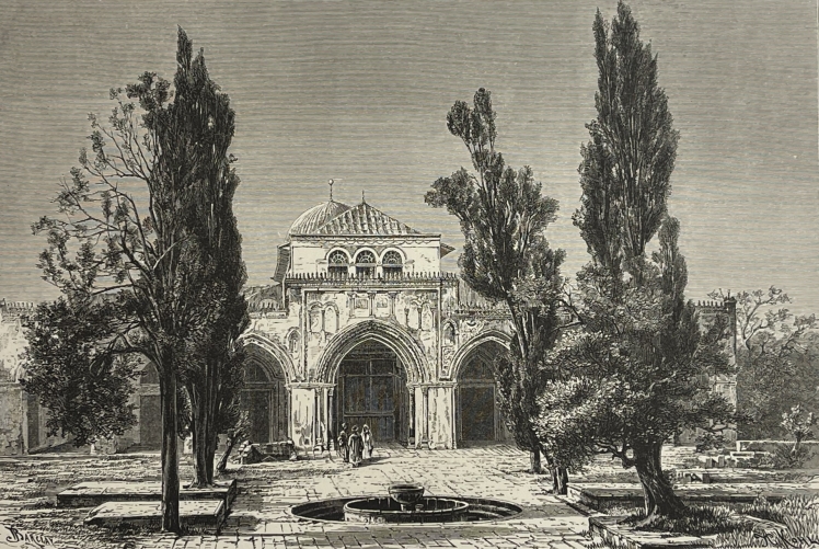 israel_mosquee_al-aqsa_jerusalem_mont_du_temple_xylographie_vers_1880