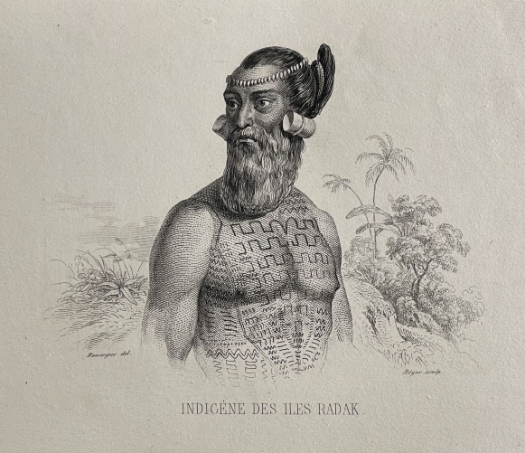 tatouage_indigene_ile_radak_carolines_micronesia_palaos_oceanie_tirage_1837