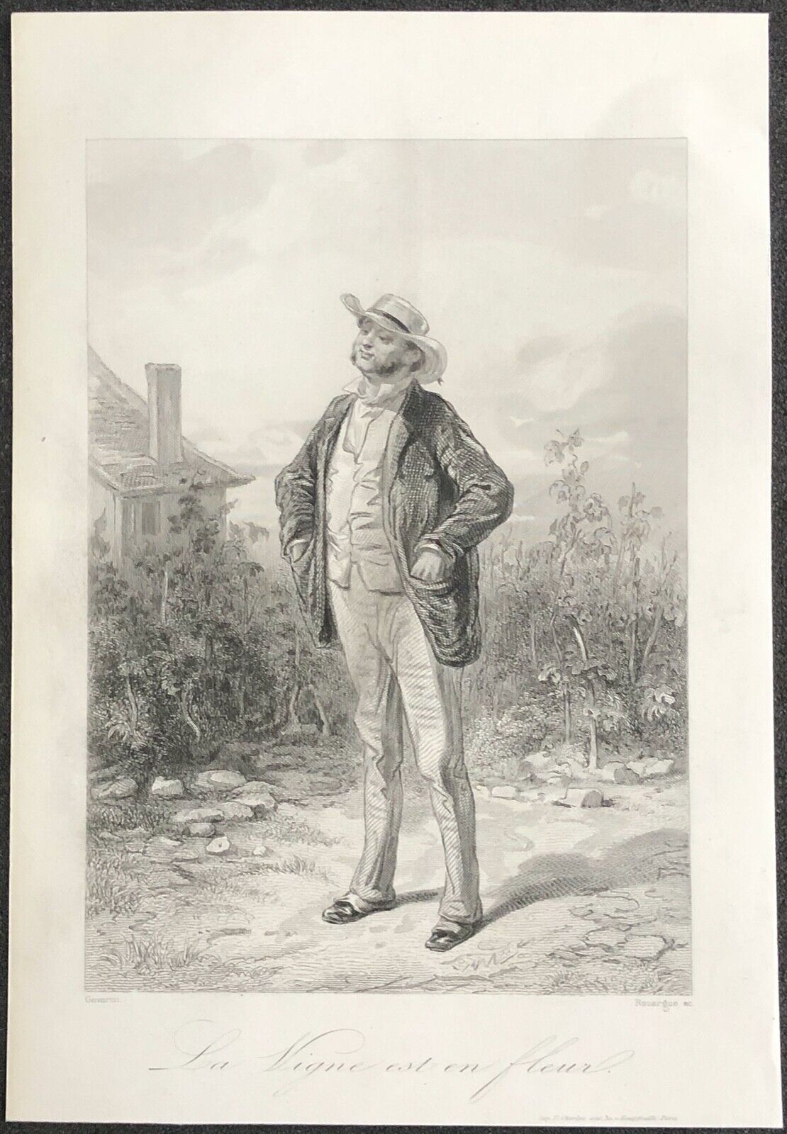 paul_gavarni_1804-1866_la_vigne_est_en_fleur_lithographie_vin_c_1840_rouargue