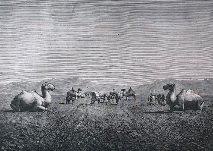 chine_sentier_animalier_granit_menant_tombeaux_imperiaux_ming_gravure_1872
