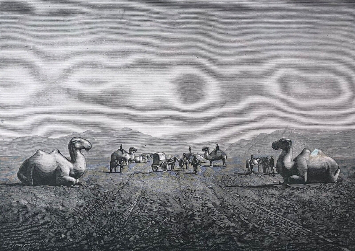 chine_sentier_animalier_granit_menant_tombeaux_imperiaux_ming_gravure_1872