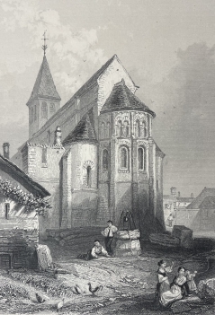 cosnes_eglise_a_cosne-cours-sur-loire_gravure_de_rouargue_c_1838_france