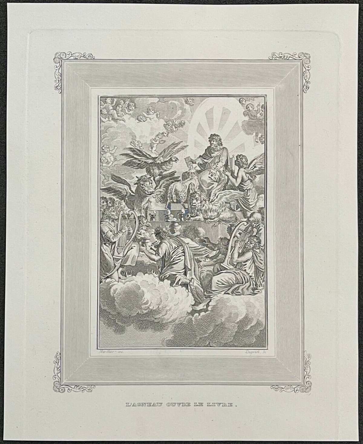 lagneau_ouvre_le_livre_apocalypse_5_1-14_gravure_debut_xixe_france