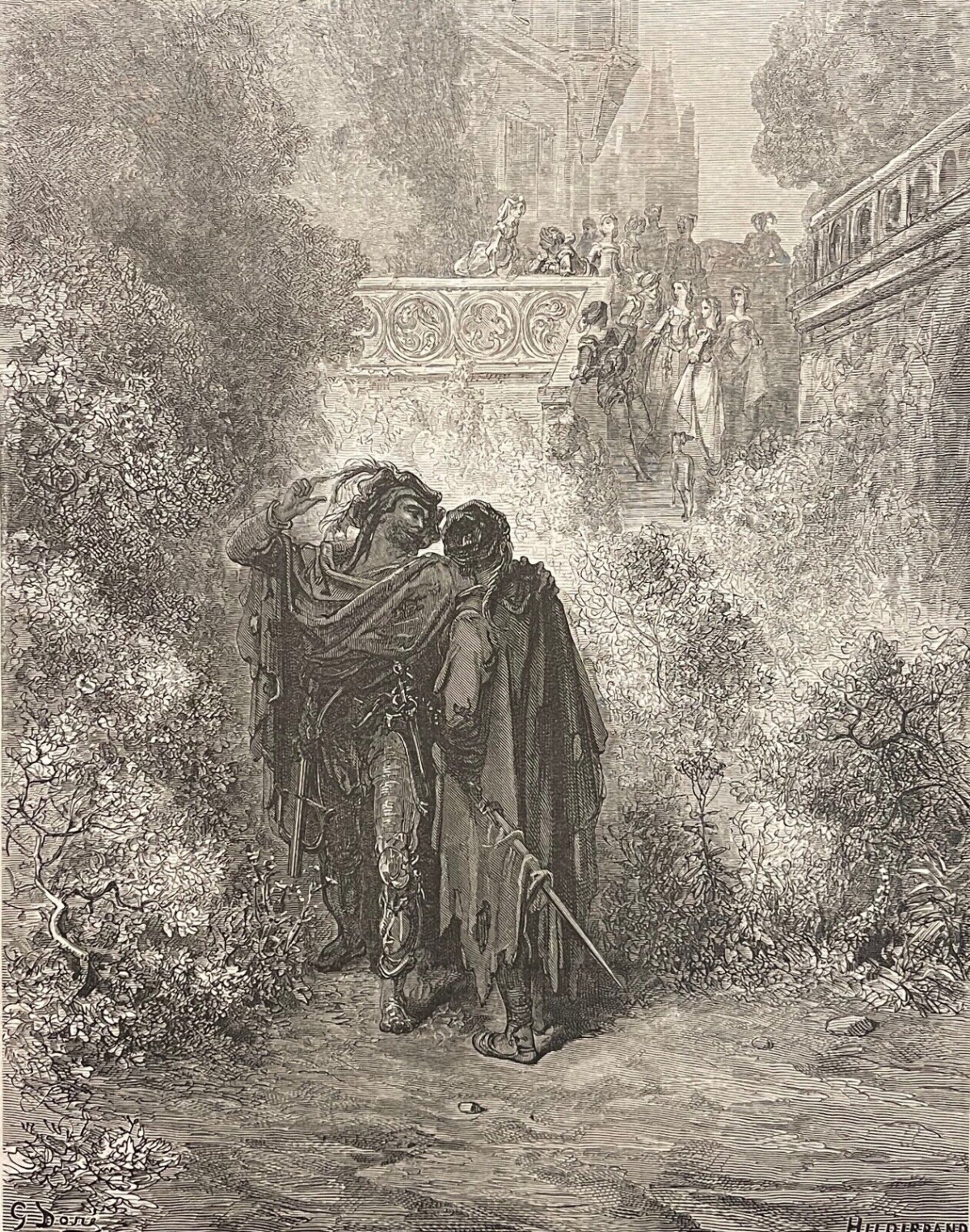 le_renard_et_les_raisins_gustave_dore_xylographie_fable_de_la_fontaine_1868