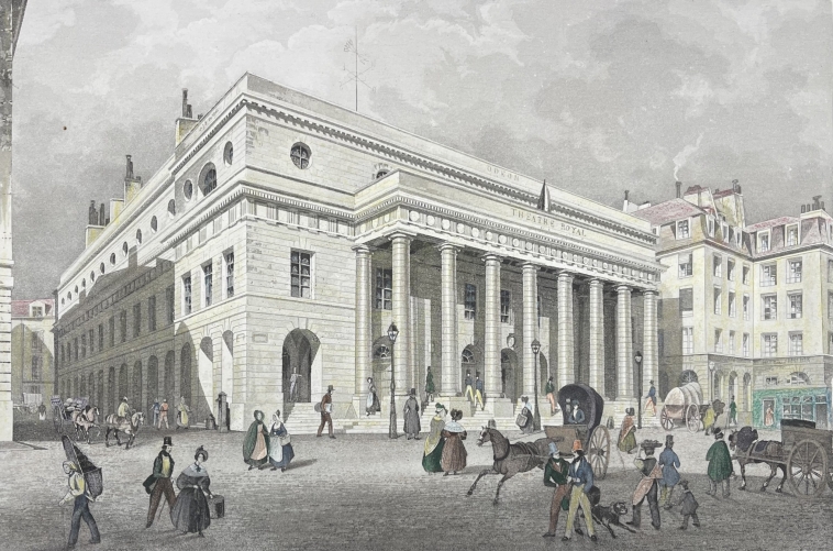 paris_theatre_national_odeon_france_gravure_de_1830