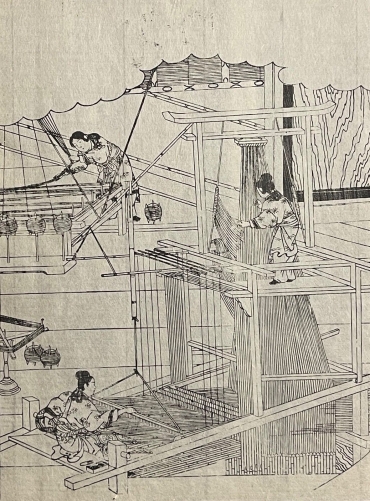 metier_a_tisser_tisserant_tissage_japon_vers_1780_tissus