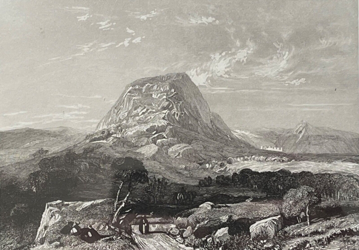 mont_thabor_israel_palestine_galilee_gravure_vers_1838_par_rouargue