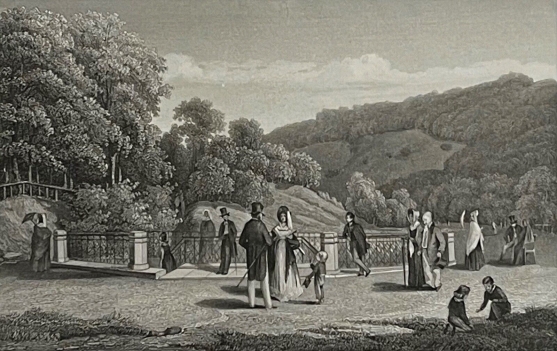 der_paulinenbrunnen_in_bad_schwalbach_j_f_dielmann_rhein_c_1845_deutschland