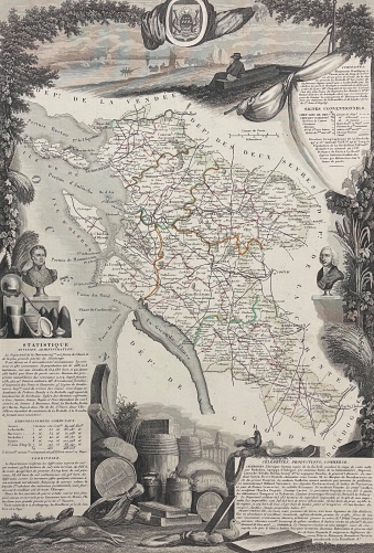 charente-maritime_charente_inferieure_departement_francais_carte_de_1850_france