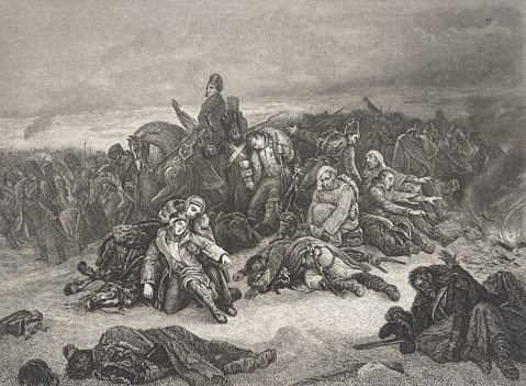 retraite_de_russie_hiver_1812_napoleon_bonaparte_empire_france_vers_1840