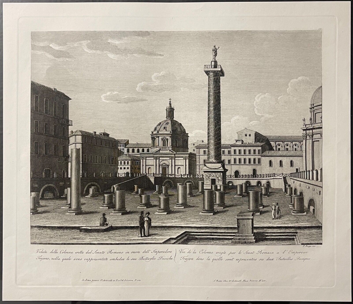 rome_colonne_trajane_gravure_1828_achille_parboni_forum_de_trajan_italie