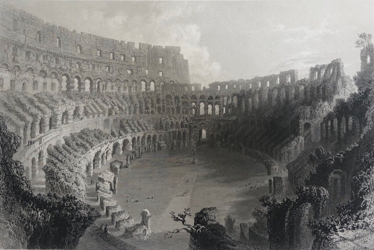 colisee_colosseo_roma_par_wh_bartlett_grave_par_e__challis_1863_italia_rome