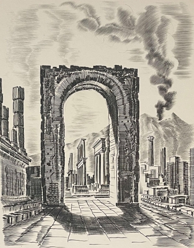 italie_ruines_antiques_gravures_attribuees_a_albert_decaris_vers_1958