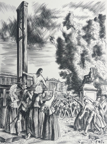 revolution_terreur_france_guillotine_gravure_au_burin_de_1953_par_edgar_vieuble