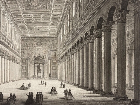 rome_basilica_di_san_paolo_italie_gravure_de_1820