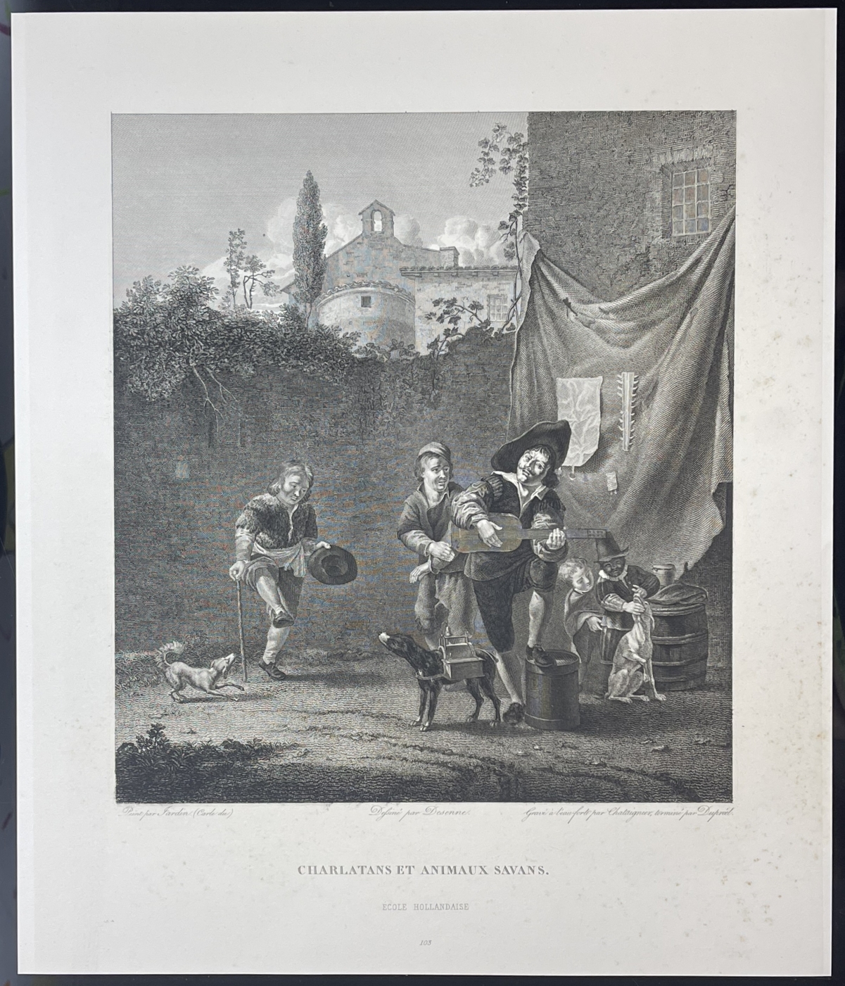 karel_dujardin_1626-1678_charlatans_et_animaux_savants_tirage_vers_1850_guitare