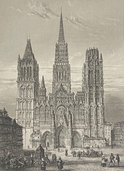 rouen_la_cathedrale_normandie_seine-maritime_gravure_par_rouargue_1838_france