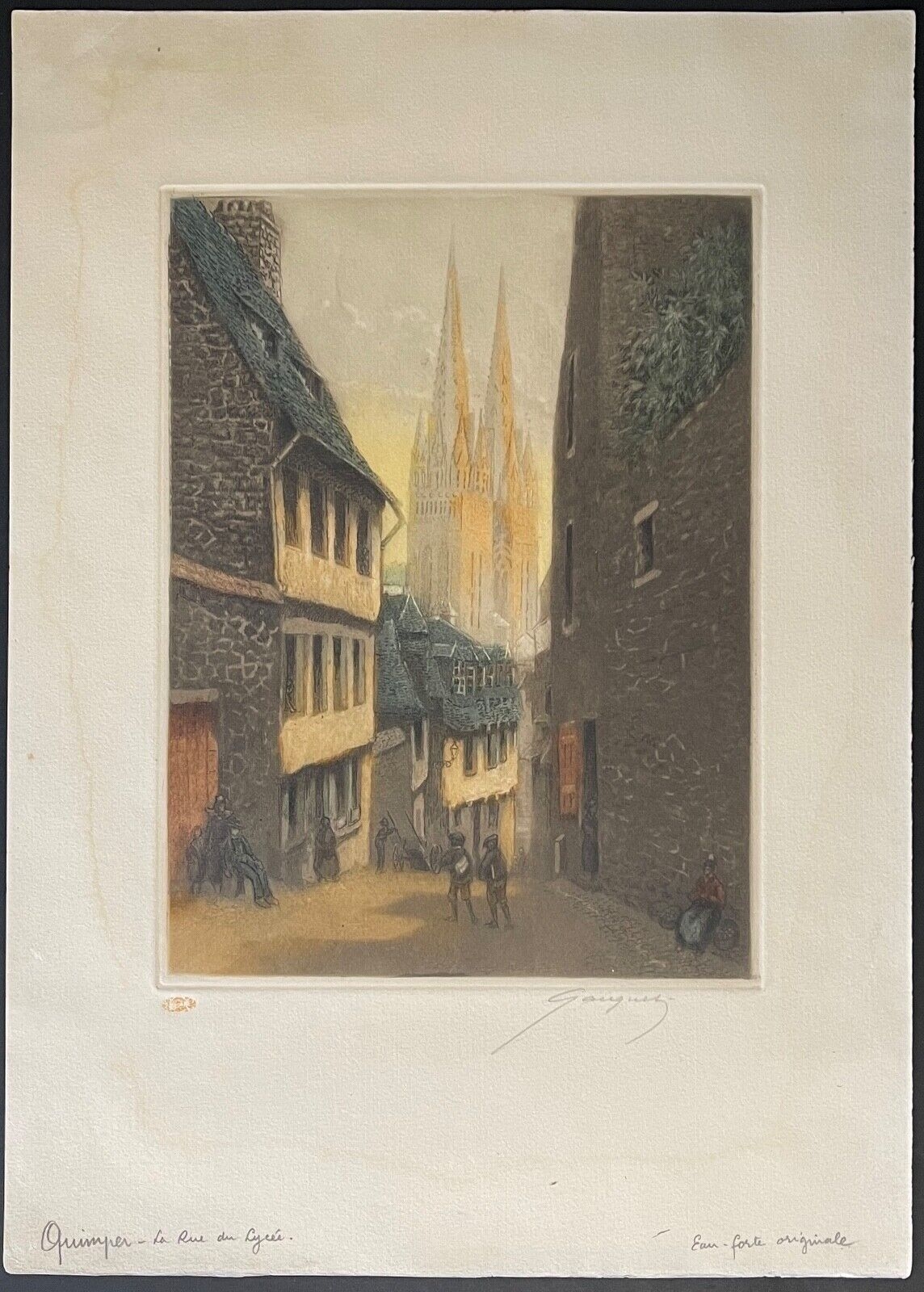 quimper_rue_du_lycee_bretagne_aquatinte_signee_gauguet_vers_1910_france