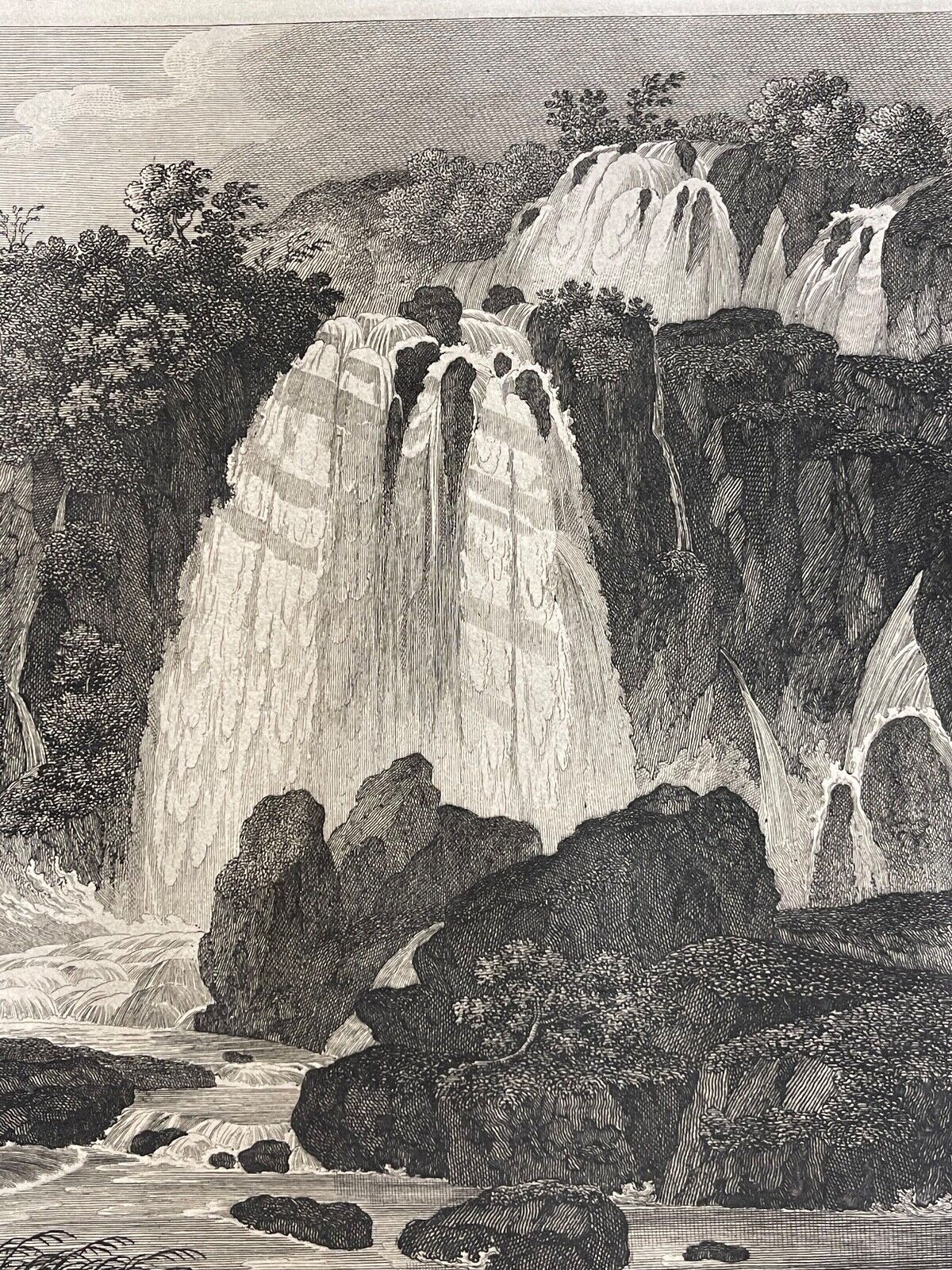 tivoli_italie_les_grandes_cascatelles_gravure_de_1829_par_achil_parboni
