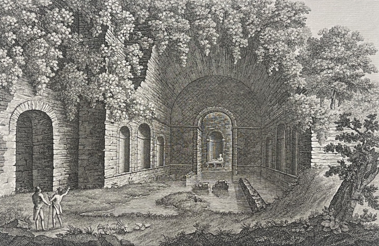 rome_source_de_la_nymphe_egeria_italie_gravure_vers_1800