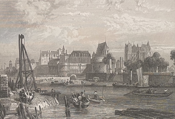 nantes_chateau_et_cathedrale_gravure_par_rouargue_1834_loire-atlantique_france