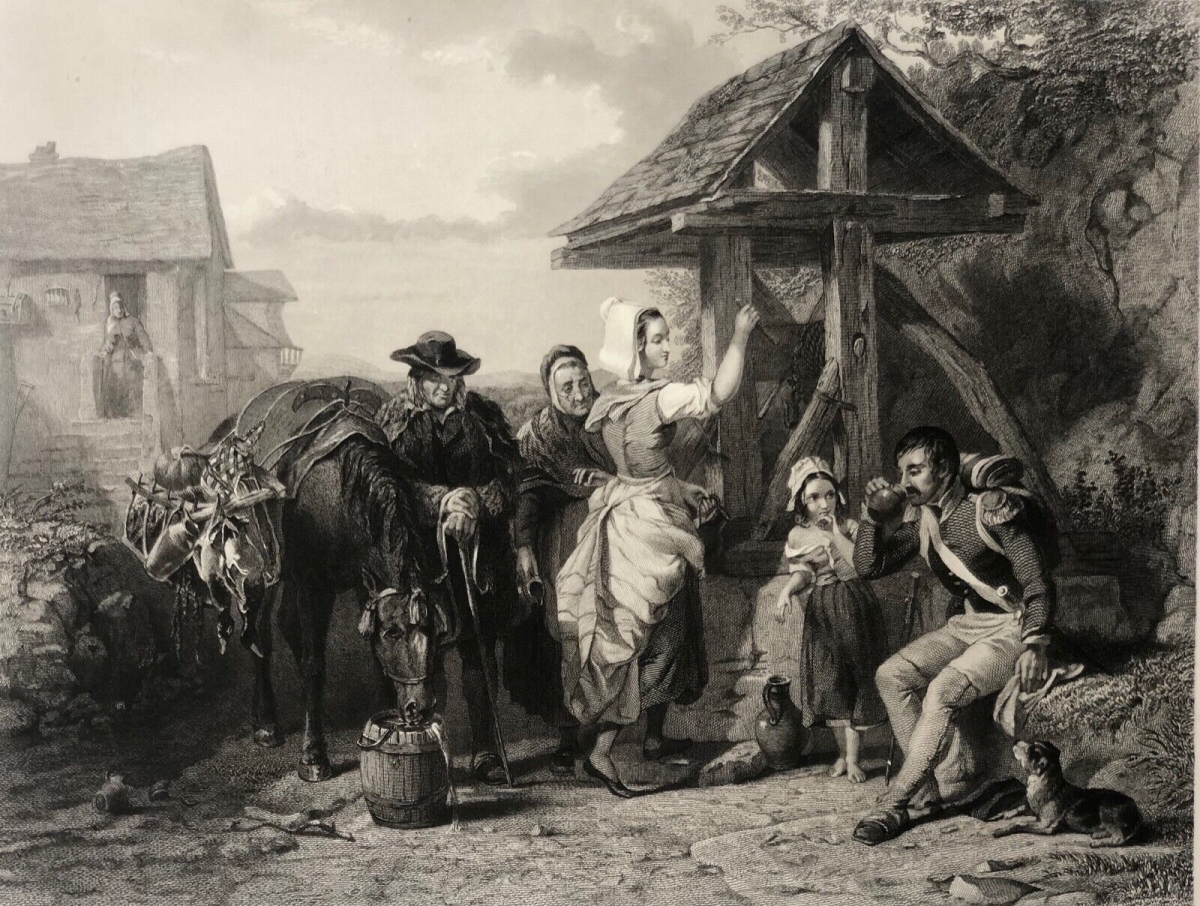 le_repos_du_soldat_dapres_goodall_grave_par_croll_puit_cheval