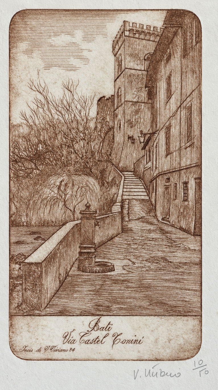 buti_italy_1984_via_castel_tonini_original_drypoint_signed_viviano_viviani