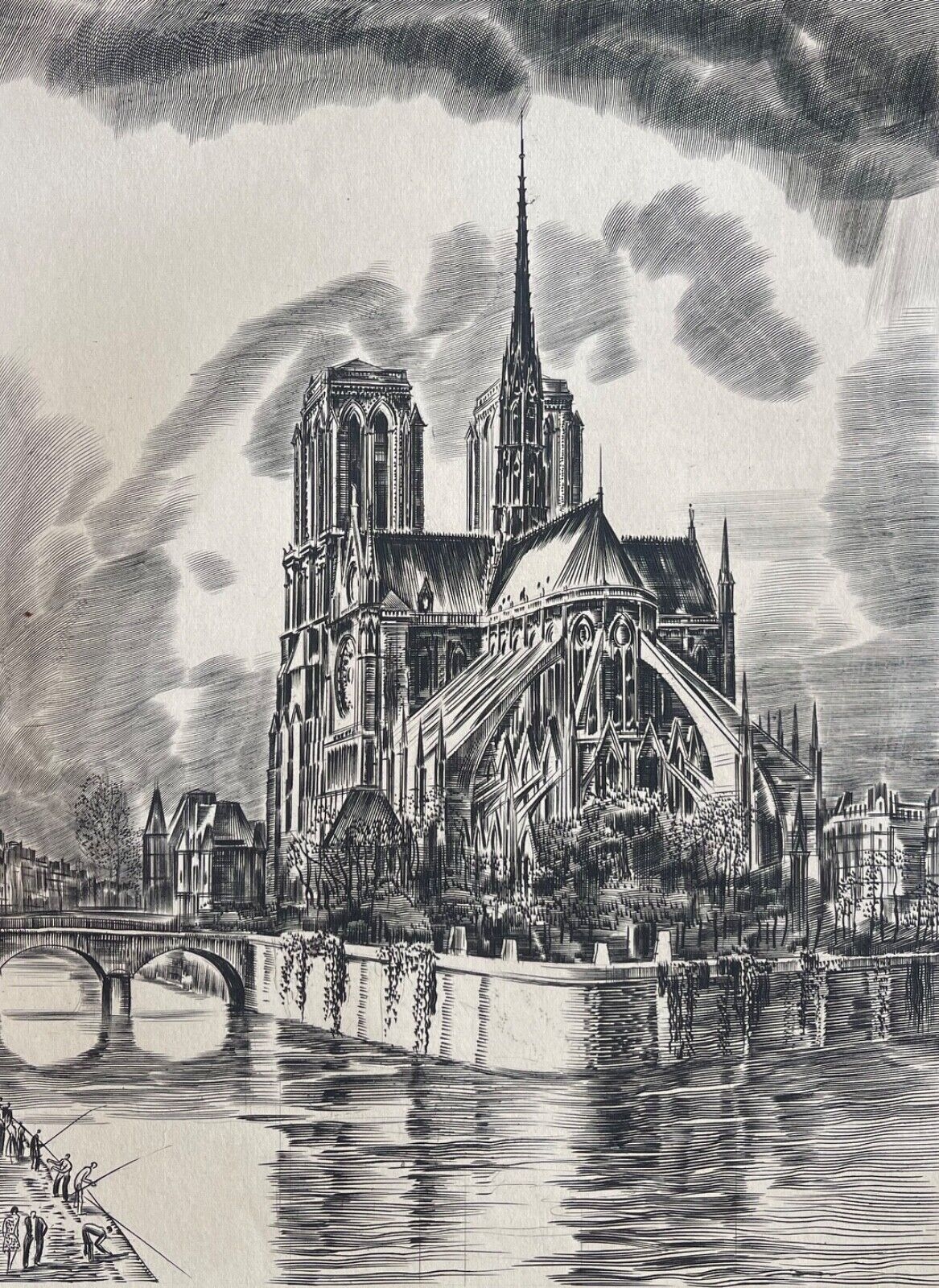 cathedrale_notre-dame_de_paris_albert_decaris_1949_architecture_gothique_france