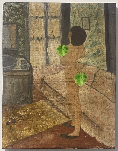 d???apres_pierre_bonnard_???_nu_a_contre-jour,_petite_huile_intimiste_sur_bois,_18_??_13,8_cm