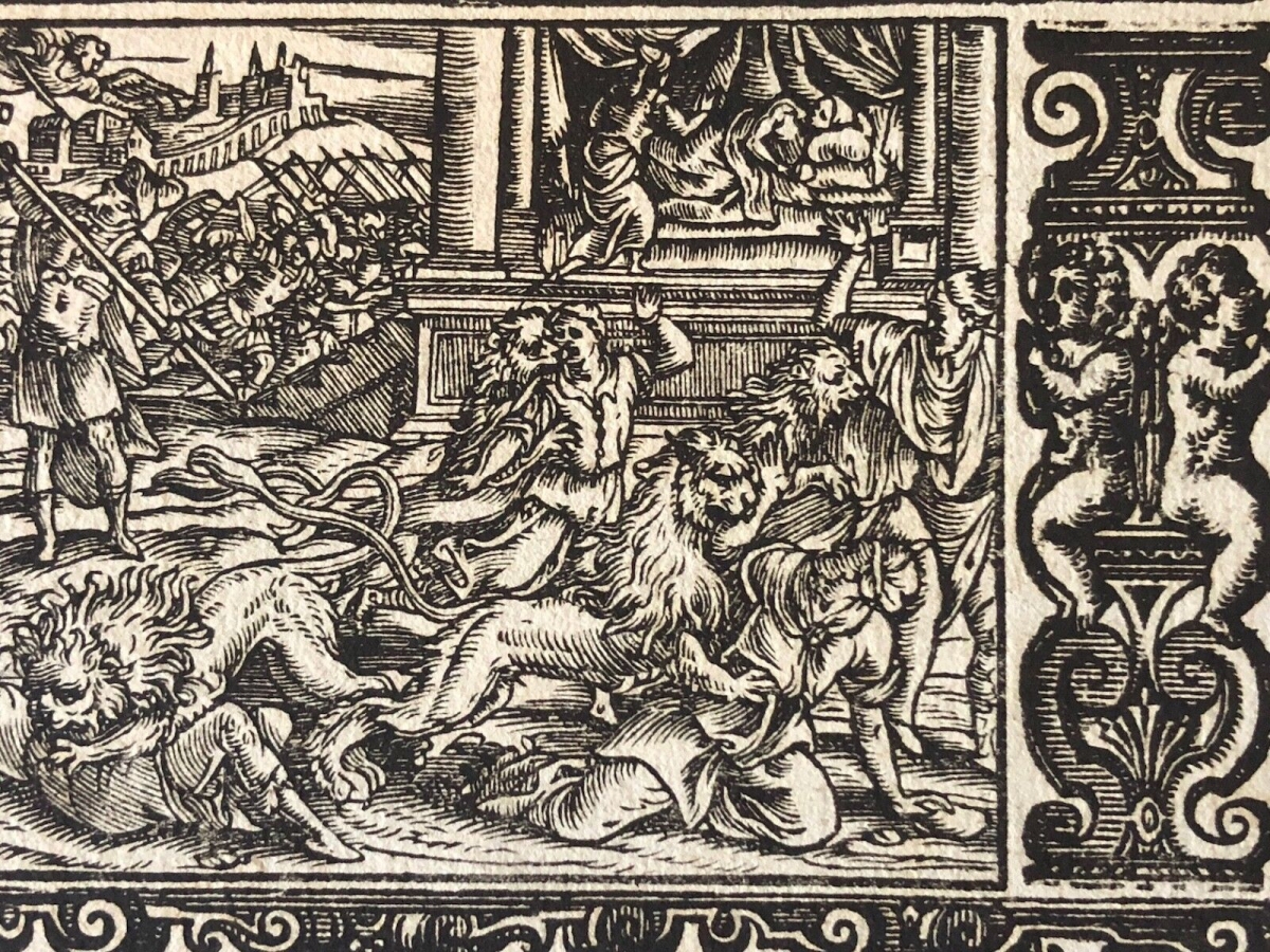 lions_martyrs_chretiens_gravure_sur_papier_xviie_anonyme_xylographie_lion