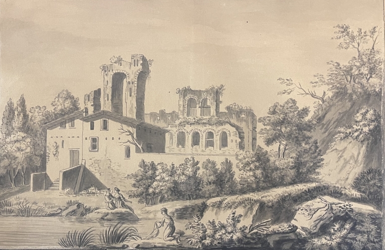 ruine_dune_abbaye_lavis_encre_fin_xviii_e_debut_xixe_anonyme