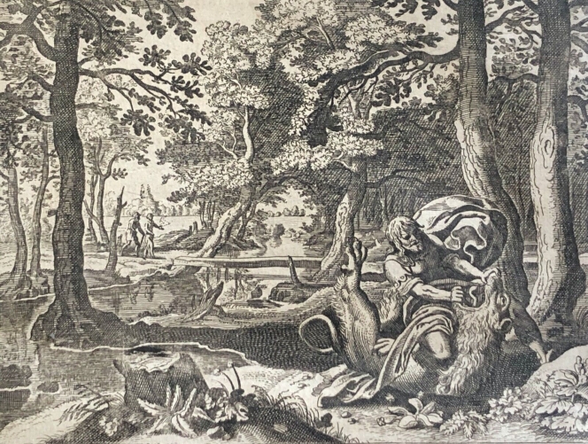 defaite_des_philistins_dapres_merian_xvii_genese_israel_juges_chap_xv_samson