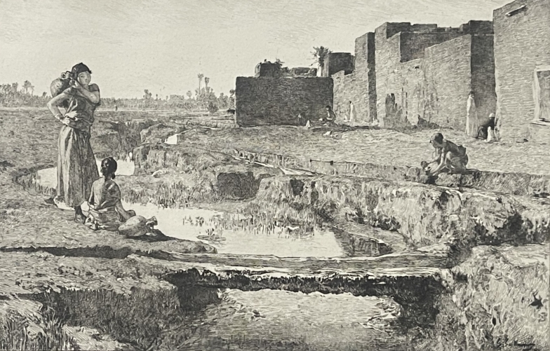 la_seguia_dapres_guillaumet_gravure_de_le_rat_1888_afrique_algerie_africanisme