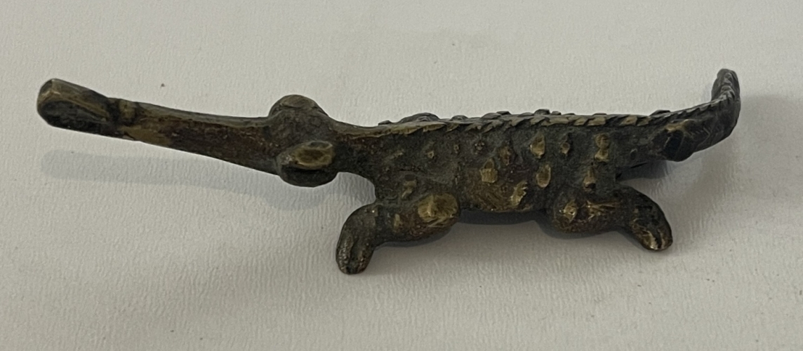poids_akan_crocodile_golfe_de_guinee_ghana_ashanti_afrique_periode_1900/1950
