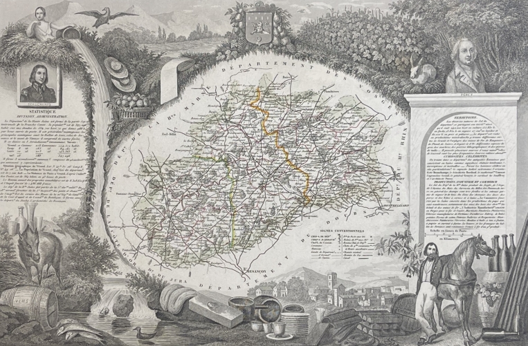 haute-saone_departement_carte_de_1850_france