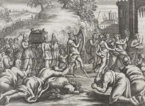 david_et_larche_dalliance_gravure_de_1619_israel_harpe