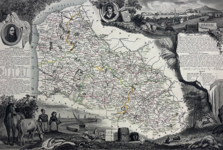 pas-de-calais_departement_carte_originale_de_1850_france