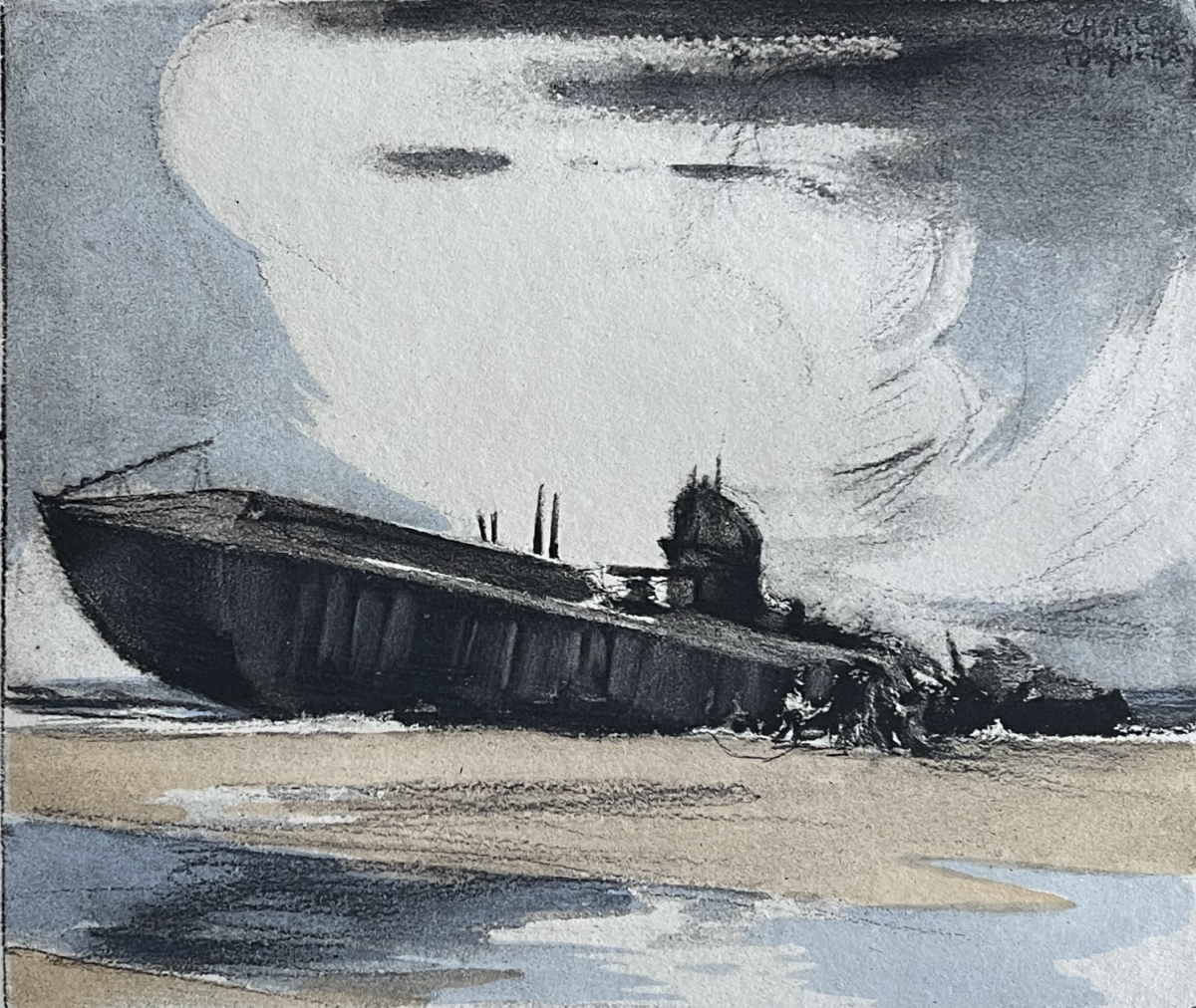 sous-marin_allemand_uc-61_echoue_en_1917_a_wissant_aquatinte_1920_guerre_1914