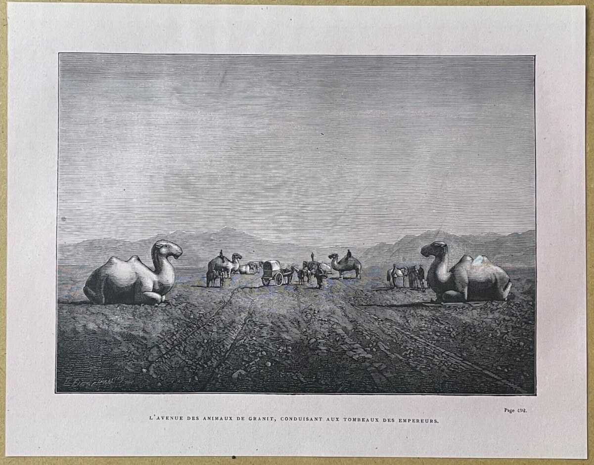 chine_sentier_animalier_granit_menant_tombeaux_imperiaux_ming_gravure_1872