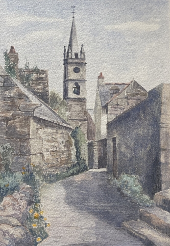 la_trinite-sur-mer_morbihan_en_region_bretagne_aquarelle_de_1986