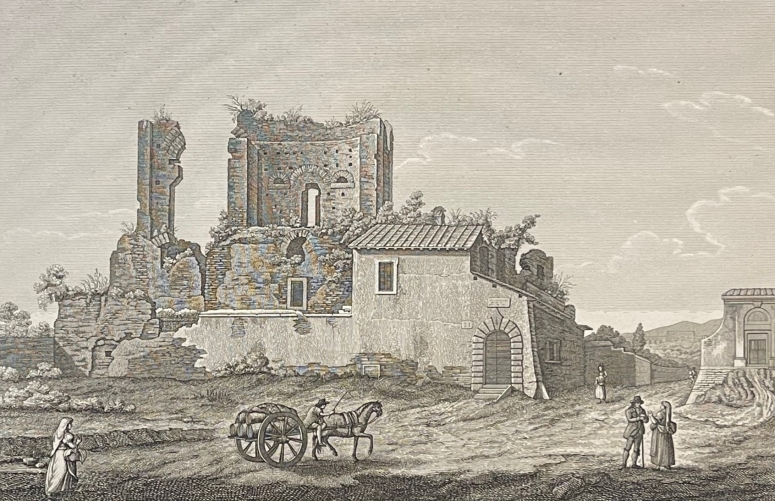 rome_castello_de_laqua_claudia_italie_1845